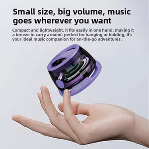 Haut-parleur <span class=keywords><strong>Bluetooth</strong></span> sans fil Stellar Audio Transparent Mecha G200, design magnétique, pour gamer, bureau, format de poche - Product Image 1