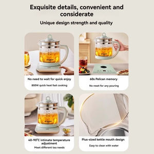 <span class=keywords><strong>Bollitore</strong></span> Elettrico Automatico in Vetro <span class=keywords><strong>per</strong></span> Ufficio e Casa, <span class=keywords><strong>per</strong></span> Tè, Erbe e Bollitura dell'Acqua - Product Image 3