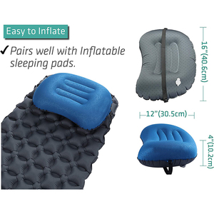 Oreiller de camping portable gonflable pour dormir en extérieur - Product Image 5