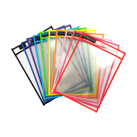 Carpeta de Presentación de Material PE, Reutilizable, de Plástico Colorido, con Bolsillo para Archivos, para Profesores Escolares, Directo del Proveedor