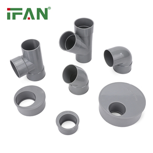 IFAN DIN 32-125mm Tous les types de coude Té Plug Drainage Raccords UPVC Raccords de tuyauterie en <span class=keywords><strong>PVC</strong></span> Plomberie Raccord en <span class=keywords><strong>PVC</strong></span> - Product Image 6