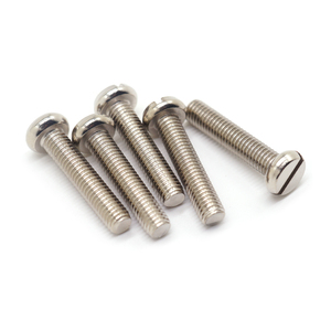 Tornillo de máquina DIN85 de cabeza hueca ranurada de acero inoxidable, tornillo de máquina de cabeza redonda ranurada con rosca completa para equipos electrónicos - Product Image 4