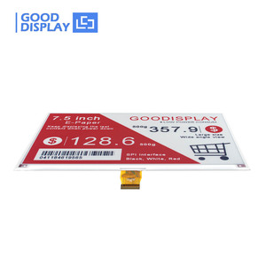 Écran couleur E Ink GooDisplay 7,5 pouces GDEY075Z08 Module d'affichage E-Paper SPI avec carte adaptateur EPD HAT Papier électronique basse consommation - Product Image 4