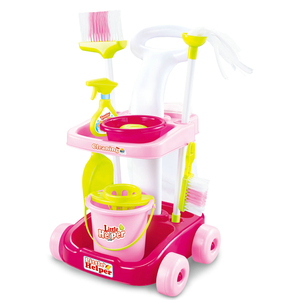 Juegos de escobas y fregonas para niños en edad preescolar, juegos de carritos de limpieza a la venta - Product Image 1