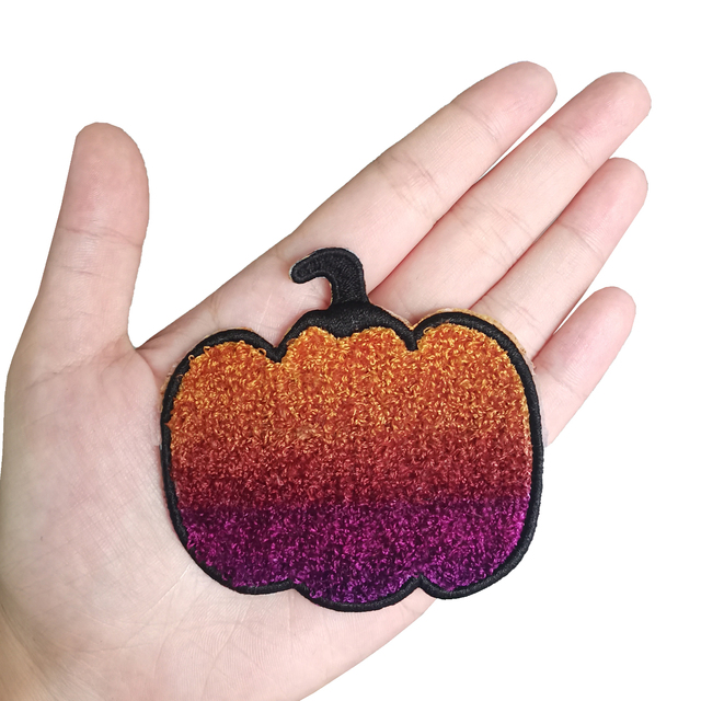 Custom 3D Iron-On Heat Transfer Patches Clothing Embroidery Patch With Chenille 1-3 Day Sample Time