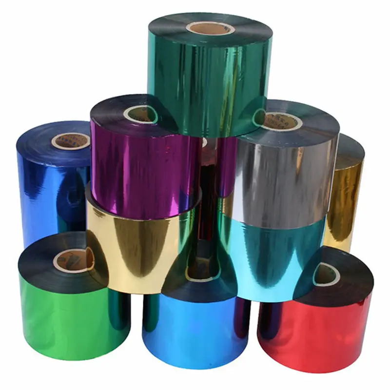 Metallized Film Metallised Cold Laminate Pet Film Metalized Aluminum Polyester Film Pet Mirror Metallic Polyester Film Roll Thermal Lamination