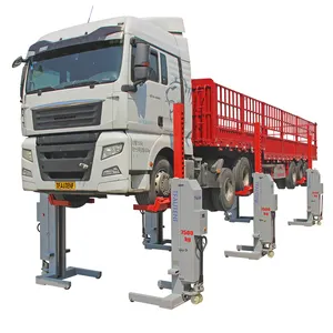 Elevador de columna para reparación y mantenimiento de camiones, vehículo comercial móvil de alta resistencia, inalámbrico