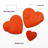 Jouet gonflable en forme de cœur, extensible à l'eau, 12 couleurs, pour les jeunes (7-14 ans), cadeau pour la Saint-Valentin