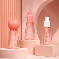 Flacon pulvérisateur à fine brume Muze Wholesale 50 ml pour le visage, le corps et les cheveux, flacon cosmétique en plastique personnalisé pour lotion, emballage pour soins de la peau
