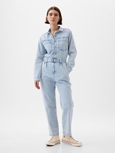Di alta Qualità A Manica Lunga Pulsante Frontale Delle Donne Del <span class=keywords><strong>Denim</strong></span> Della <span class=keywords><strong>Tuta</strong></span> - Product Image 3