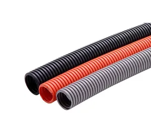 PA 66 plastic Corrugated flexible conduit nylon corrugated tube NPT/ Metric / G size Electrical Wire Protection Pipe