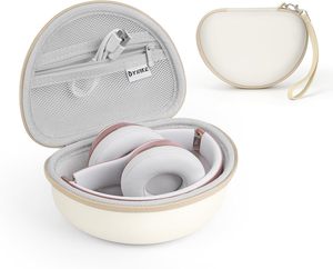 Étui pour écouteurs Beats <span class=keywords><strong>Solo3</strong></span> / Solo 4, sac de rangement rigide portable pour voyage (blanc) - Product Image 1