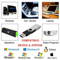 Gadget Baru Keren Mini USB Flash Drive USB2.0/3.0 16GB Metal USB Logo Custom MOQ Rendah Flash-card 1TB 3.2 Kecepatan Super Tinggi