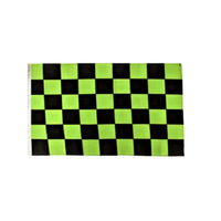 Drapeau en tissu polyester kurde écologique de 3x5 pieds en gros