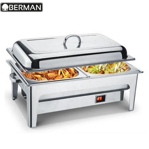 Hotel ristorante di cottura di vetro in india di alta qualità in acciaio inox alimentare warmer filo chafer riscaldatori per buffet - Product Image 5
