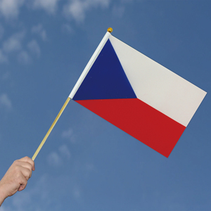 2024 Usine Offre Spéciale la République du Congo Poteau en bois Drapeau agité à la main pour les vacances générales - Product Image 5