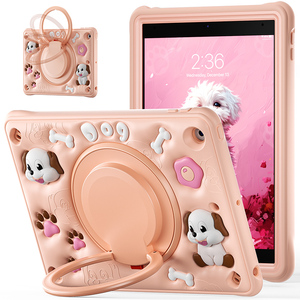 <span class=keywords><strong>Prix</strong></span> usine haute qualité 3D Cartoon 360 Rotation étui robuste avec poignée et bandoulière pour <span class=keywords><strong>iPad</strong></span> 9e génération 10.2 pouces - Product Image 2