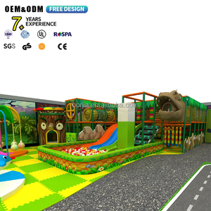 Forest Themed Indoor Playground Soft Play Equipment for Kids Commercial Use with Slide and Ball Pool <b>PP</b> Material - Product Image 1