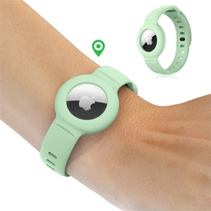 Bracelet pour <span class=keywords><strong>AirTag</strong></span> enfants animaux de compagnie étui en silicone anti-perte pour <span class=keywords><strong>Apple</strong></span> <span class=keywords><strong>AirTag</strong></span> bracelets de montre bracelet - Product Image 3