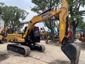 Excavatrice sur chenilles d'occasion Sany SY135C bon marché, 13 tonnes, modèle 2021, avec moteur Mitsubishi, pompe à engrenages, à Shanghai, Chine - Product Image 2