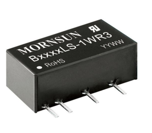 Mornsun-Convertidor de DC-DC, convertidor de voltaje de entrada fija, salida Dual aislada y no regulada, 5V, 5V, 1W, A0505S-1WR3 - Product Image 6