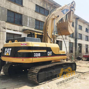 Excavadora Usada Caterpillar 320B de 20 Toneladas para Sitios de Excavación Mediana, Excavadora de Bajo Precio con Ruedas de Goma - Product Image 5
