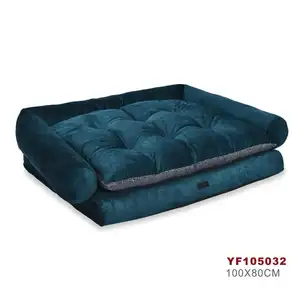 Sofá de veludo de luxo com estilo tradicional, sala de estar, sofá para animais de estimação, com almofada removível