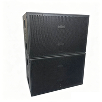 Subwoofer actif professionnel 8006-AS, double haut-parleur de basses de 18 pouces haute puissance pour grandes salles