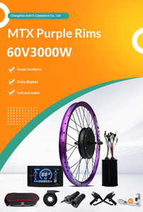 <span class=keywords><strong>Kit</strong></span> de conversion de vélo électrique 52V 72V 3000W <span class=keywords><strong>5000W</strong></span> 8000W avec moteur de moyeu avant/arrière étanche certifié CE pour <span class=keywords><strong>VTT</strong></span> - Product Image 4