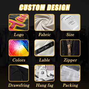 Sudaderas con capucha al por mayor, ropa urbana personalizada, sudaderas con capucha con cremallera para hombre, fabricación de prendas de vestir con corte y confección - Product Image 3