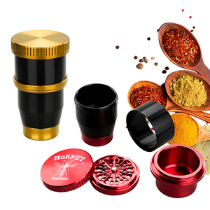OEM ODM Logo Custom Metal <b>Herb</b> <b>Grinder</b> 5 Piece Aluminum Alloy Crusher Mill With Storage - Product Image 4