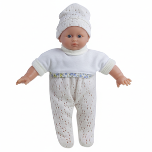 Poupée blanche Sweet Baby avec de nouveaux vêtements crème pour garçons - Product Image 2