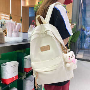 FEDABAG Student Backpack 15 Inches Large Capacity School Bag For Girls With Letter Pattern Fall 2023 - Product Image 1