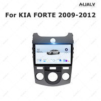 Bingkai Radio mobil Android baru untuk KIA FORTE 2009-2012 Manual AC 9 inci DVD Stereo Radio dasbor Unit utama Panel navigasi LHD/RHD
