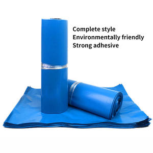 Nouveaux sacs d'expédition en polyéthylène recyclé bleu personnalisés de 2 mil, écologiques, de haute qualité, pour vêtements et bijoux, vente en gros - Product Image 4