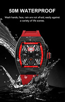 Montre mécanique chronographe de luxe en acier inoxydable imperméable de haute qualité personnalisée pour hommes, édition limitée