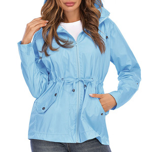 Wholesale <strong>Nylon</strong> Adult Rain Jacket Lightweight Breathable Waterproof Single-Person <strong>Raincoat</strong> for Tour Outdoor Activities - Product Image 5
