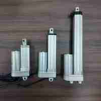 Actionneur linéaire à moteur à balais DC 12V, course personnalisable 10-1000mm, charge 1200N, IP65, pour meubles intelligents, portes et fenêtres domestiques