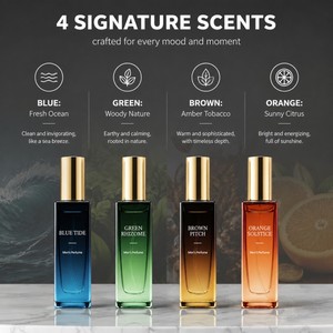 Coffret cadeau de parfums luxueux pour hommes et femmes : Miel, bois de santal, citron, artemisia, bergamote - Product Image 3