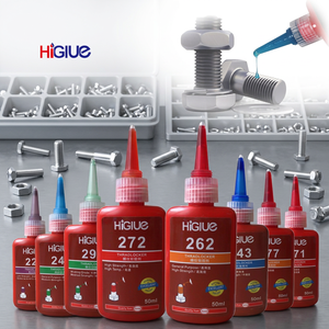 Higlue 242 243 50ml Pegamento Anaeróbico <span class=keywords><strong>de</strong></span> Fuerza Media para Tornillos, Pernos y Tuercas, Venta al por Mayor <span class=keywords><strong>de</strong></span> Fábrica, ThreadLocker Azul - Product Image 1