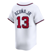 Camiseta de Béisbol Bordada al por Mayor de los Atlanta Braves de EE. UU. # 13 Ronald Acuna Jr. # 28 Matt Olson # 27 Austin Riley Ropa Deportiva de Softbol