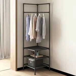 Spacesaving góc Áo Rack với Multilayer kệ cho phòng ngủ tổ chức - Product Image 2