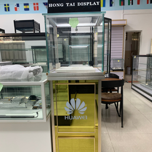 Çeşitli renk ve logolarda mevcut özelleştirilebilir ayaklı dolap iç<span class=keywords><strong>in</strong></span> lüks altın yüksek dereceli butik alışveriş merkezi ekranı - Product Image 2