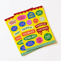 Pegatinas Personalizadas con Logotipo, Vinilo Impermeable Transparente, Etiquetas Troqueladas, Impresión de Pegatinas al por Mayor para Pequeñas Empresas