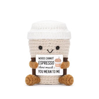 Muñeco de Peluche de Patata Tejido a Mano, Pequeño, para Apoyo Emocional, Regalo, Decoración de Escritorio, Juguete de Ganchillo Lindo, Unisex, Venta al por Mayor