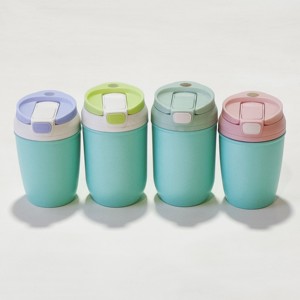 Cangkir Tumbler kopi termos bersegel vakum dapat digunakan kembali cangkir perjalanan baja tahan karat Mug termal - Product Image 6