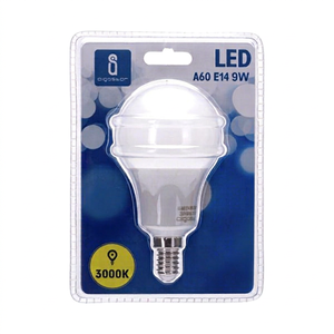 Ampoule LED A60 E14 9W 3000K Lumière Chaude Grand Angle 720Lm 230V 50Hz 25000H Modèle Espagne 175535 - Product Image 1