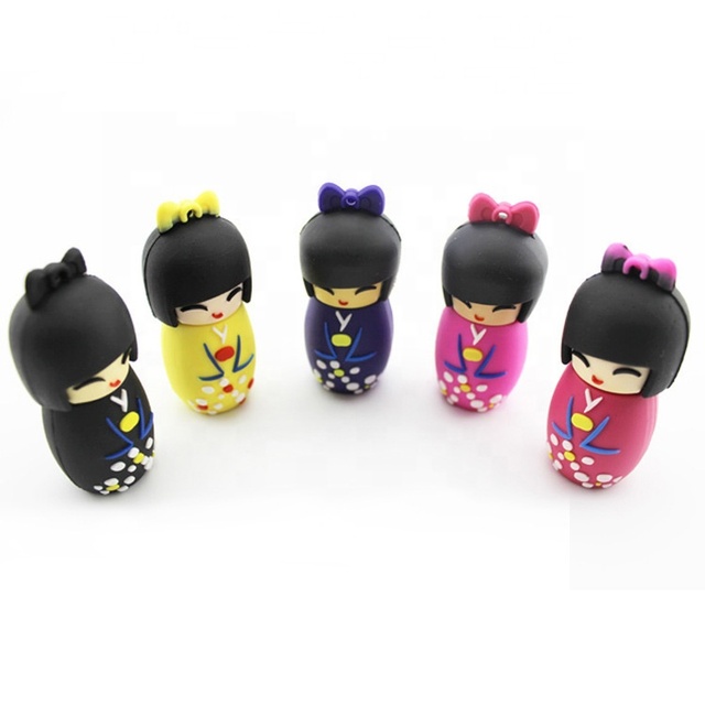 64g Usb Flash 32g Pen Drive 16g 8g 4g New Style Japanese Doll Toy Hot Sale Pendrive Usb2.0 Free Shipping Gift
