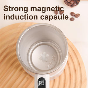 Vaso de Acero Inoxidable Recargable por USB para Mezclar Café/Proteína en Polvo de Forma Automática con Tecnología Magnética, Ideal para Bebidas, Regalo Perfecto - Product Image 6