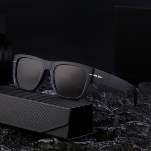 Lunettes de soleil polarisées pour hommes, sports de plein air, pêche, protection UV400, monture noire à bord complet, lentilles TAC, plastique et métal - Product Image 4